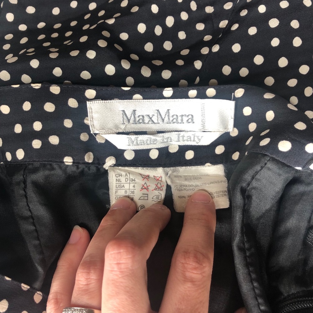 Max Mara Polka Dot Midi Skirt - Picture 4 of 5